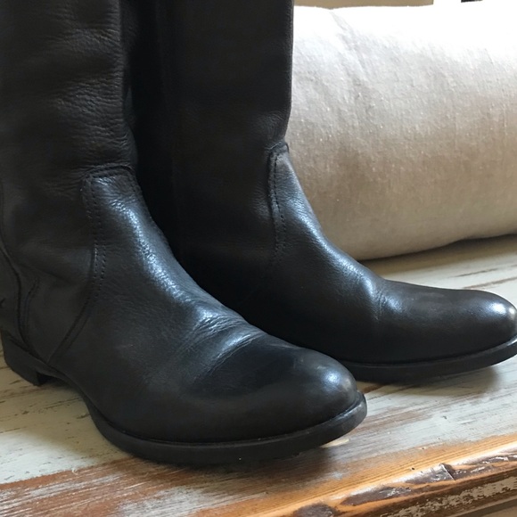 Madewell English Saddle Archive Leather Boots - Picture 4 of 8